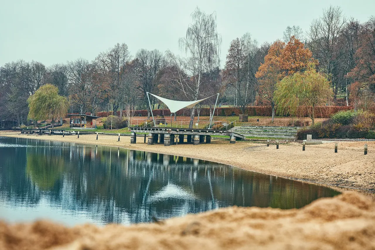 Visstrefte in de sloot