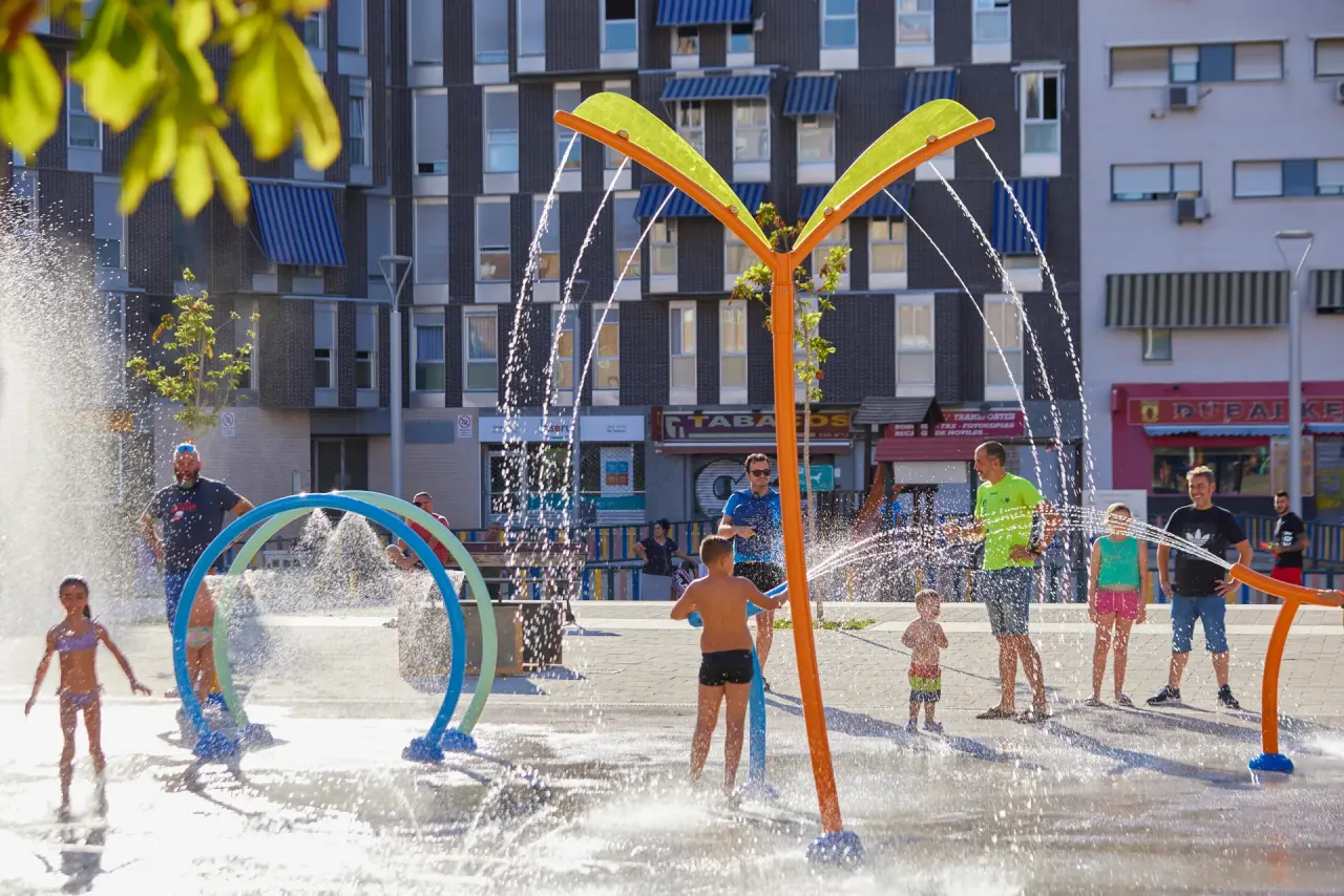 Waterspeeltuin laten aanleggen door Aquabouw
